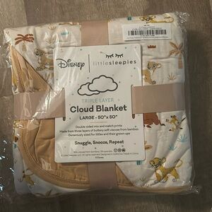New little sleepies lion king blanket